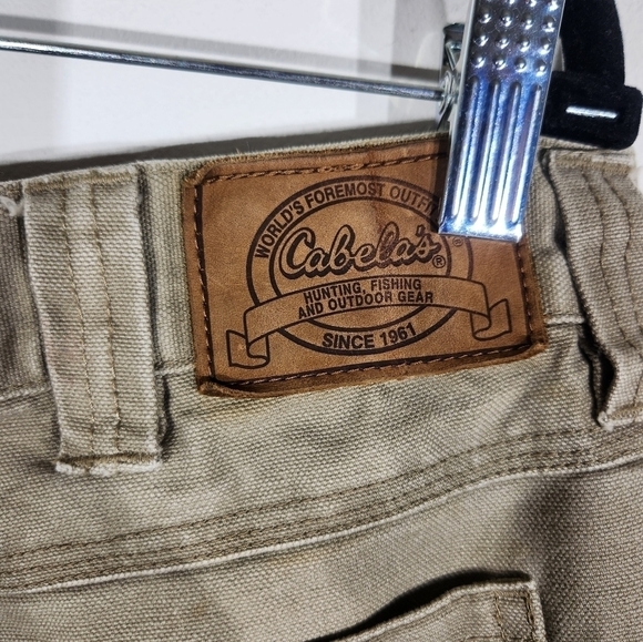 Cabelas Shorts Mens W37 L32 Khaki - Picture 5 of 10